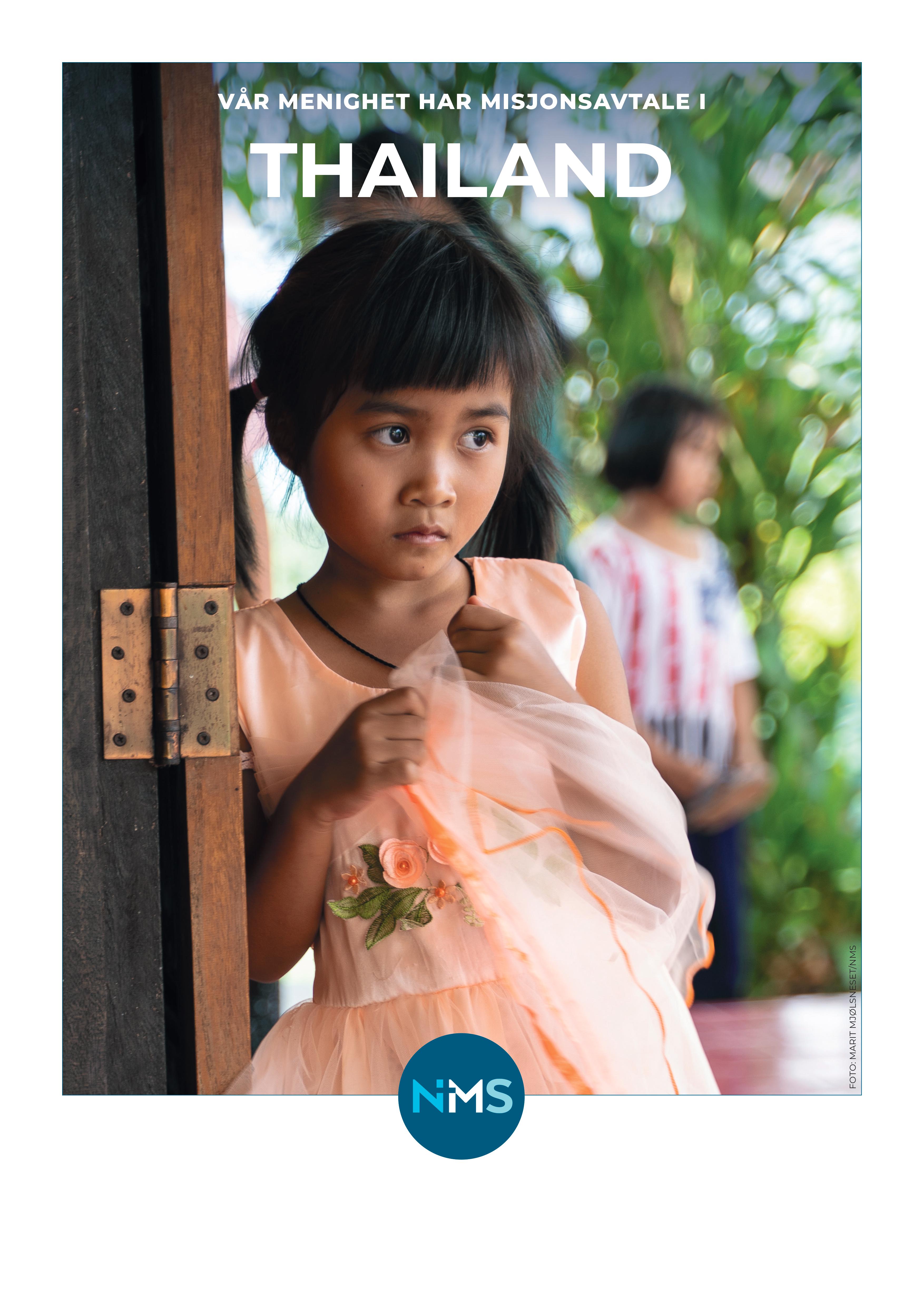 Bilde av et skolebarn fra Thailand.